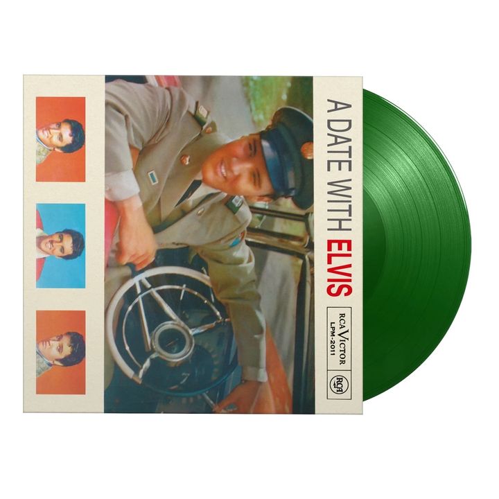 Elvis Presley 貓王 - A Date With Elvis 【全球限量 2500 張】（黑膠唱片 LP） 封面
