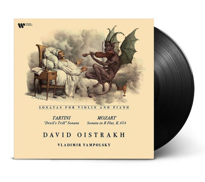 David Oistrakh - Tartini: the Devil's Trill 【小提琴跨時代劇作｜限量發行】（黑膠唱片 LP） 封面