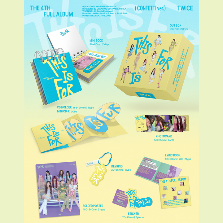 TWICE - 正規四輯: This Is For【Confetti 版】（CD） 內頁 1