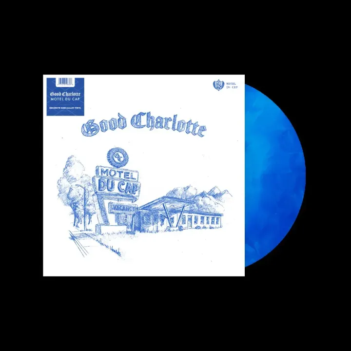Good Charlotte - Motel Du Cap【藍色彩膠｜Indie獨家】 （黑膠唱片 LP） 封面