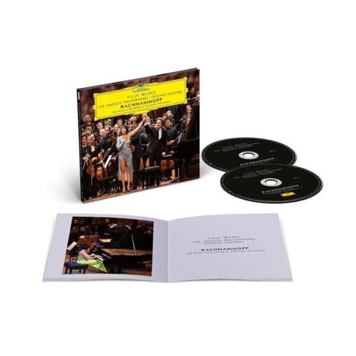 王羽佳 / Los angeles philharmonic / Gustavo dudamel - 拉赫曼尼諾夫 Rachmaninov : Piano Concertos（2CD） 封面