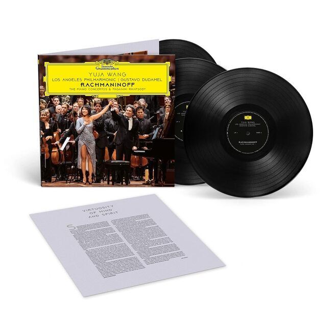 王羽佳 / Los angeles philharmonic / Gustavo dudamel - 拉赫曼尼諾夫 Rachmaninov : Piano Concertos（黑膠唱片 3LP） 封面