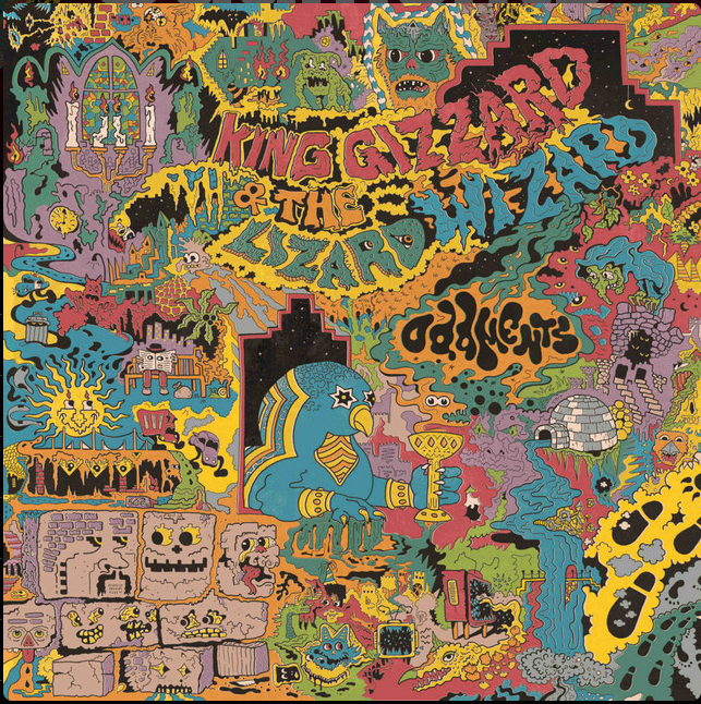King Gizzard & The Lizard Wizard - Oddments 【澳洲獨立音樂獎】 (黑膠唱片 LP) 封面