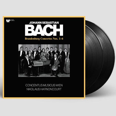 Nikolaus Harnoncourt - Bach Brandenburg Concertos Nos.1-6【布蘭登堡協奏曲全集】（黑膠唱片 2LP） 封面