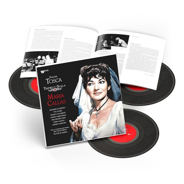Maria Callas 瑪麗亞 卡拉絲 - Tosca 【Puccini 歌劇】（黑膠唱片 3LP） 封面