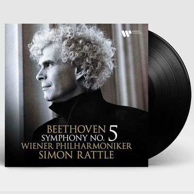 Simon Rattle & 維也納愛樂樂團 Wiener Philharmoniker - 貝多芬 BEETHOVEN：SYMPHONY NO. 5 （黑膠唱片 LP） 封面