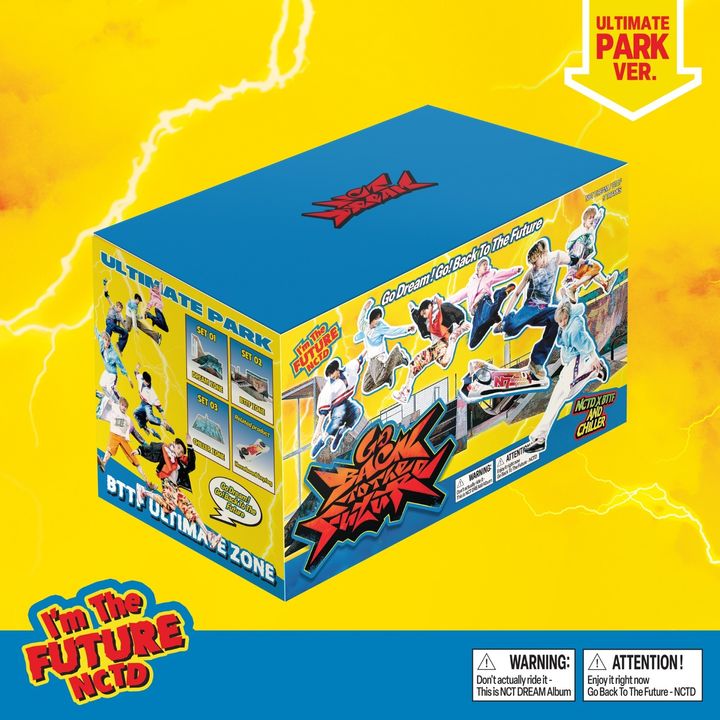 NCT DREAM - 正規五輯: Go Back To The Future【Ultimate Park 版】（CD） 封面
