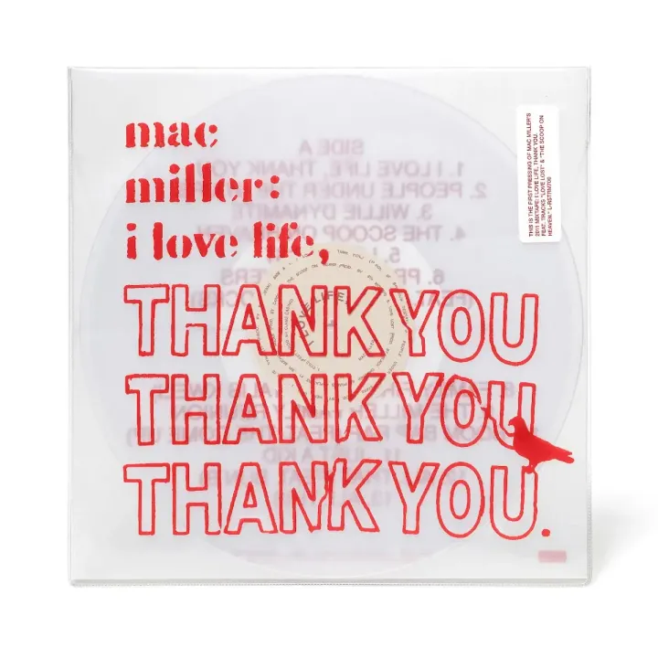 Mac Miller - I Love Life, Thank You 【透明膠】（黑膠唱片 LP） 封面