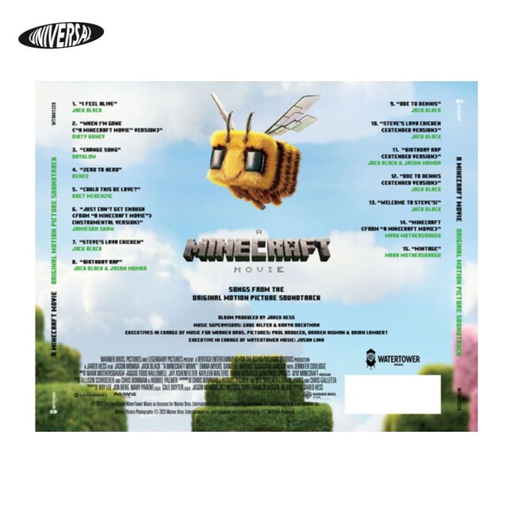 麥塊 A Minecraft Movie 原聲帶 (CD) 內頁 1