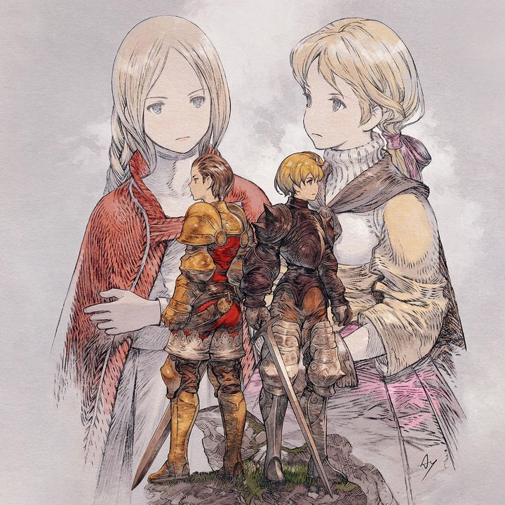 最終幻想 FINAL FANTASY TACTICS 精選合輯 原聲帶 【日盤】（黑膠唱片 LP） 封面
