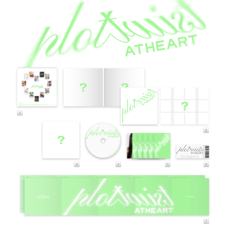 ATHEART - 1st EP: Plot Twist【Twist 版】（CD） 內頁 1