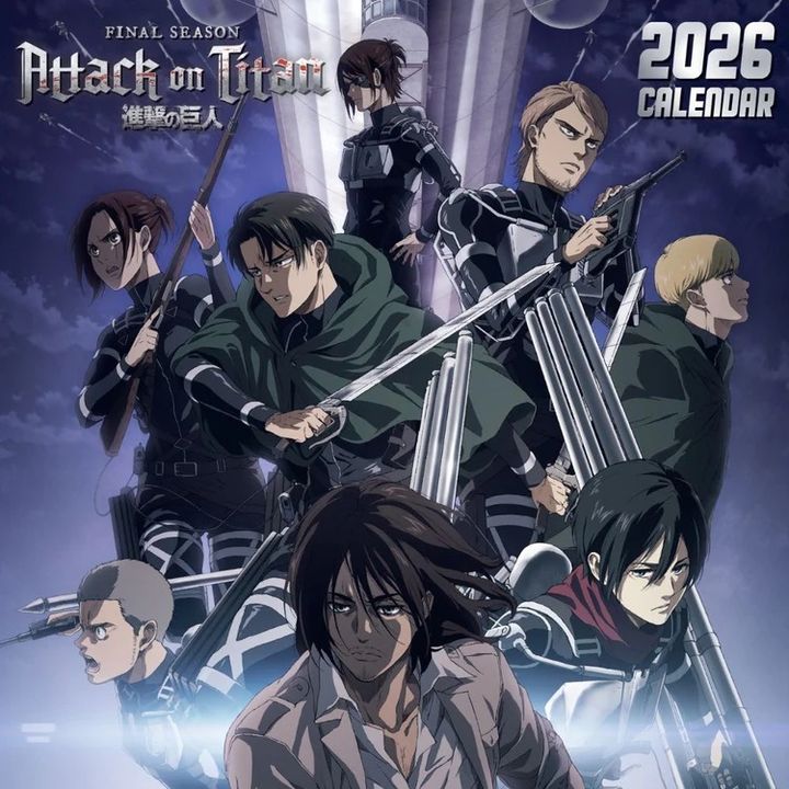 進擊的巨人 Attack On Titan 【2026 年行事曆】 （官方周邊） 封面