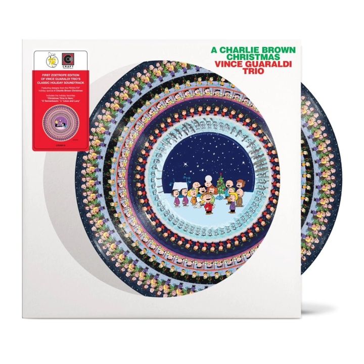 史努比 Vince Guaraldi Trio - A Charlie Brown Christmas 【動畫膠】（黑膠唱片 LP） 封面