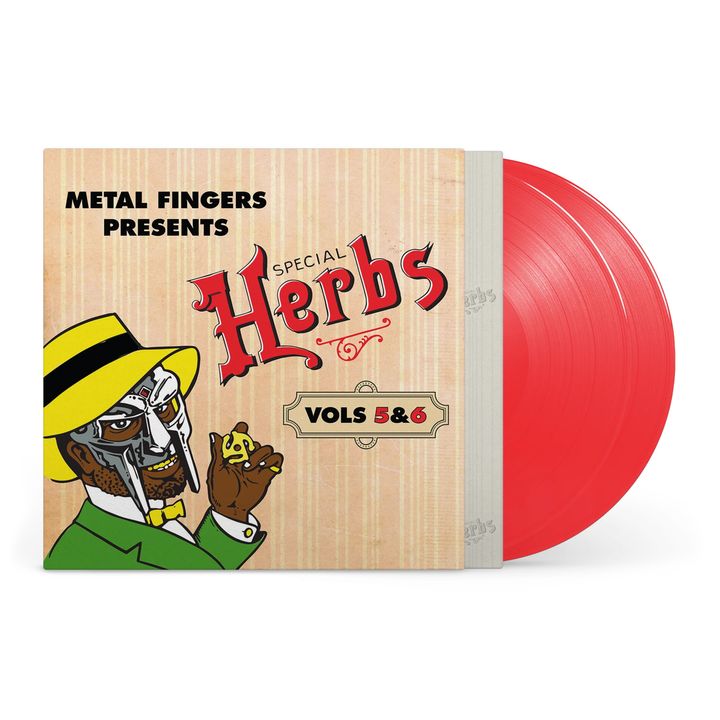 Mf Doom - Metal Fingers Presents：Special Herbs Vol 5&6 【紅色彩膠｜限量版】（黑膠唱片 LP） 封面