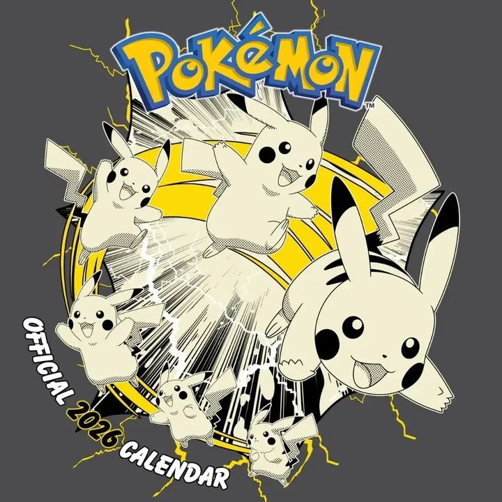 寶可夢 Pokemon 【2026 年行事曆】 (官方周邊) 封面