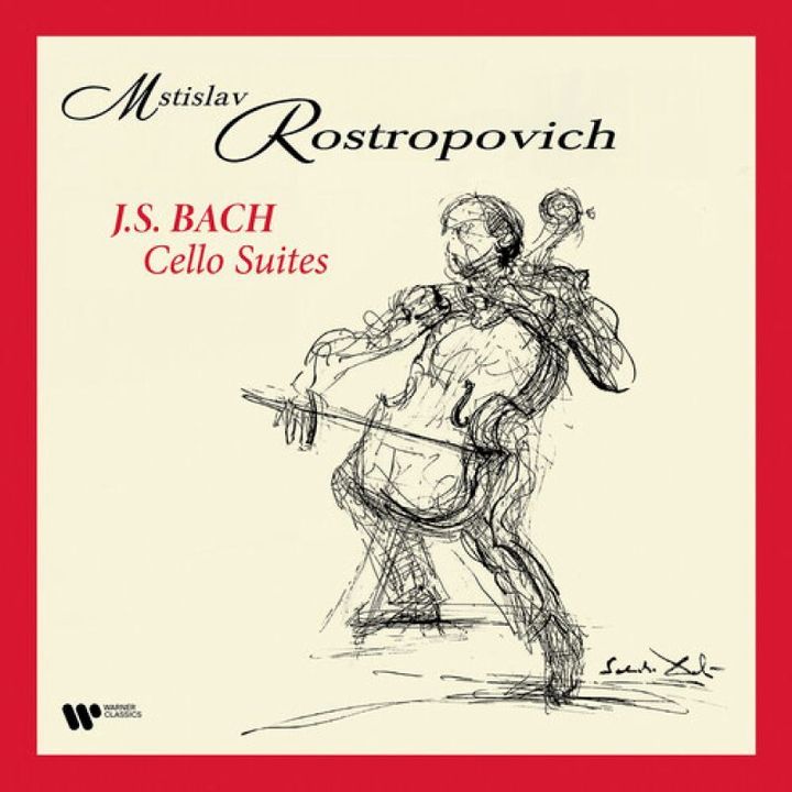 Mstislav Rostropovich - Bach：The Cello Suites （黑膠唱片 4LP） 封面