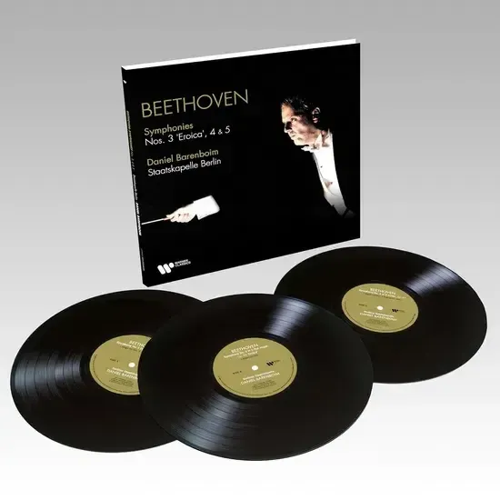 Daniel Barenboim & Staatskapelle Berlin - Beethoven：Symphonies Nos. 4&5 （黑膠唱片 3LP） 封面