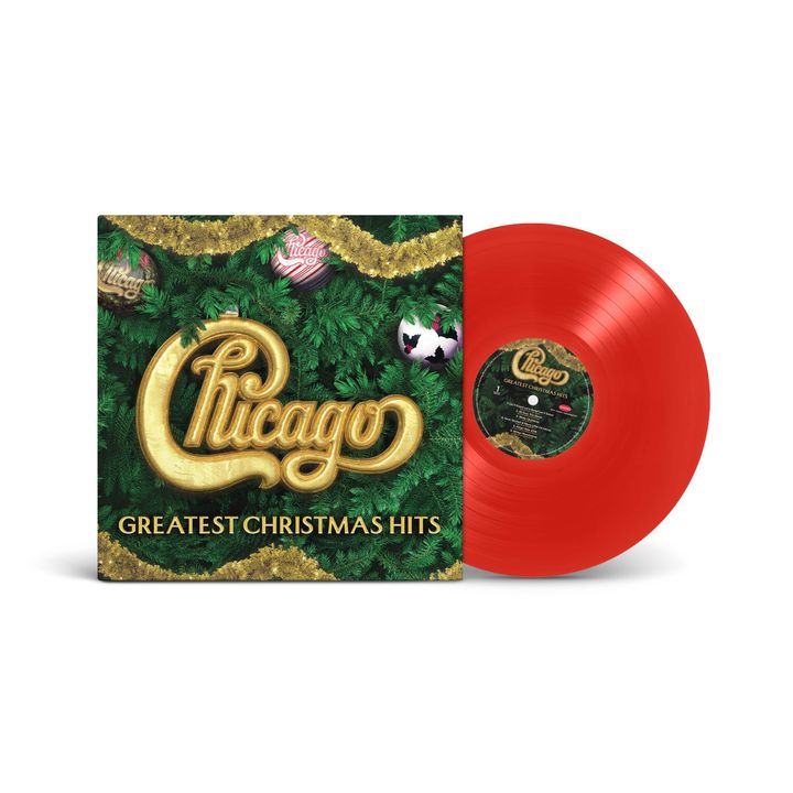 芝加哥合唱團 Chicago - Greatest Christmas Hits 【紅色彩膠】（黑膠唱片 LP） 封面