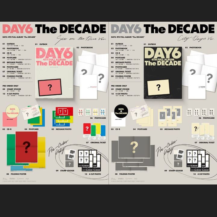 【限時補貨預購】DAY6 - 正規四輯：The Decade 【Photobook 版】（CD） 內頁 1