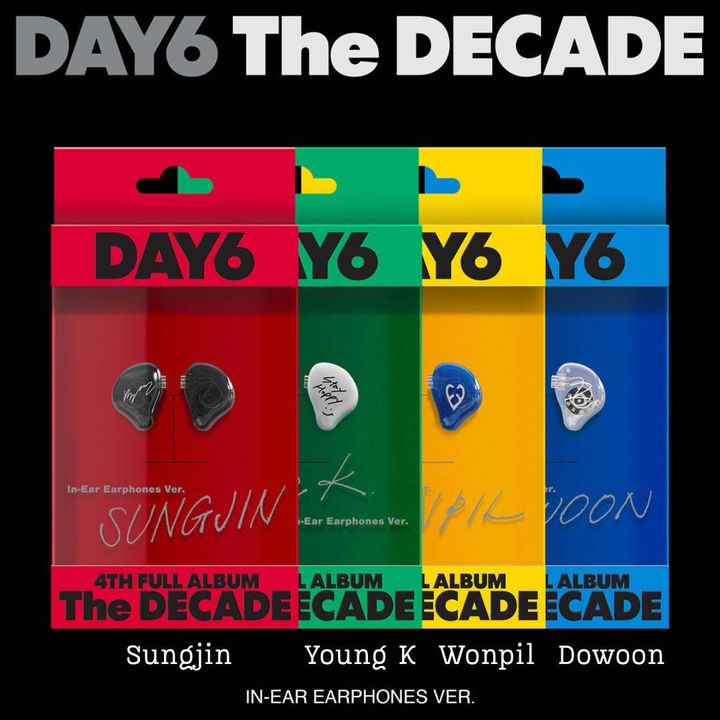 DAY6 - 正規四輯：The Decade 【In-Ears Earphones 版】（官方周邊） 封面