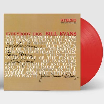 Bill Evans - Everybody Digs Bill Evans【紅色彩膠】（黑膠唱片 LP） 封面