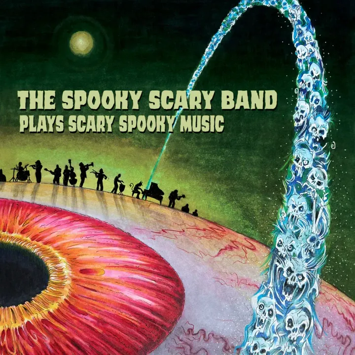 The Spooky Scary Band - The Spooky Scary Band Plays Scary Spooky Music 【萬聖節：節慶推薦】 (黑膠唱片 LP) 封面