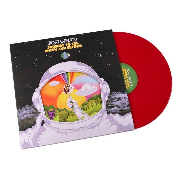 Mort Garson - Journey To The Moon And Beyond 【紅色彩膠】（黑膠唱片 2LP） 封面