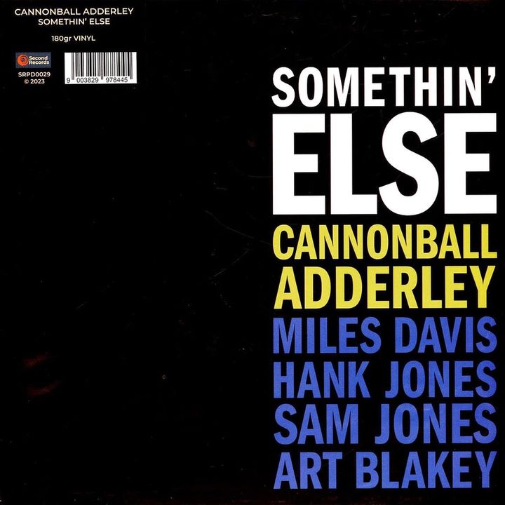 Cannonball Adderley - Somethin' Else（黑膠唱片 LP） 封面