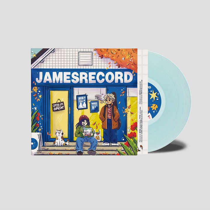 Jamesrecord Compilation - Autumn 【薄荷色彩膠】（黑膠唱片 LP） 封面
