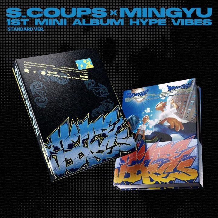 S.COUPS X 珉奎 MINGYU（SEVENTEEN） - 正規一輯： Hybe Vibes 【一般版】（CD） 封面