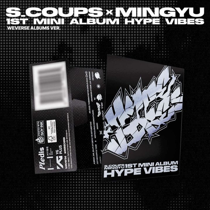 S.COUPS X 珉奎 MINGYU（SEVENTEEN） - 正規一輯： Hybe Vibes 【Weverse 版】（數位專輯） 封面
