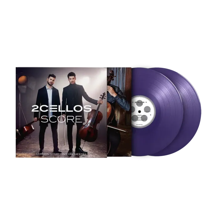 2Cellos - Score 【紫色彩膠】（黑膠唱片 2LP） 封面