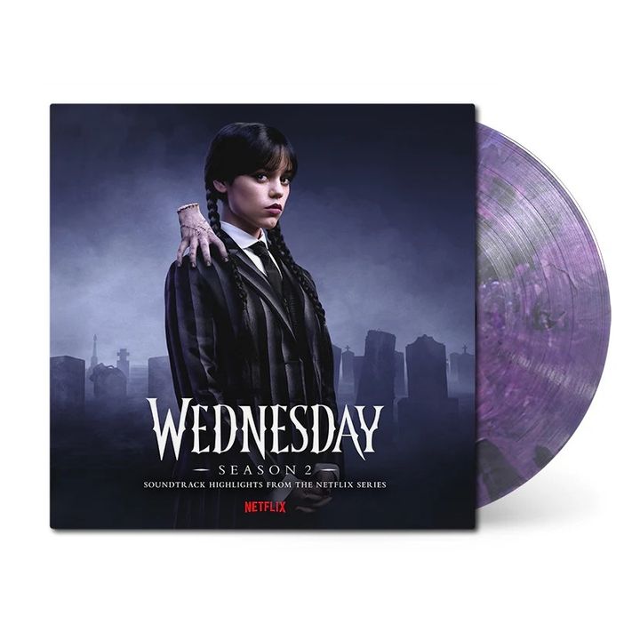 星期三 第二季 Wednesday 【原聲帶】（黑膠唱片 LP） 封面