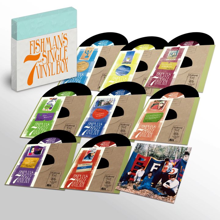Fishmans - Fishmans 【7吋膠｜盒裝】（黑膠唱片 8LP） 封面