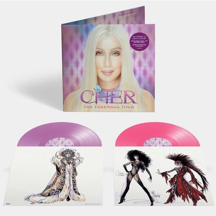 Cher - The Farewell Tour 【粉紫色彩膠】（黑膠唱片 2LP） 封面