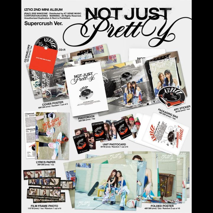 IZNA - 迷你二輯：Not Just Pretty【Posterbook｜3個版本隨機】（CD） 內頁 1