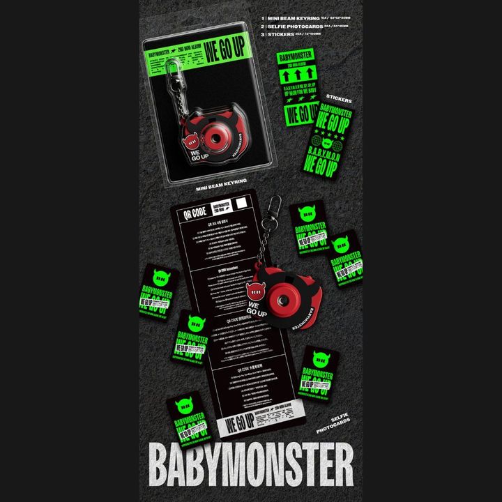 BABYMONSTER - 迷你二輯：We Go Up 【MINI BEAM KEYRING 版】（數位專輯） 內頁 1