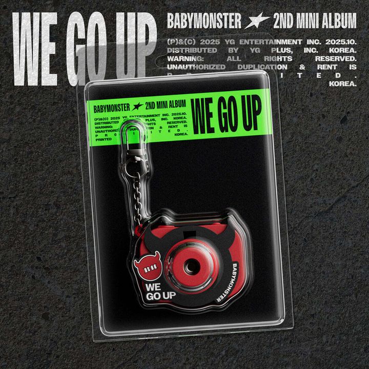 BABYMONSTER - 迷你二輯：We Go Up 【MINI BEAM KEYRING 版】（數位專輯） 封面