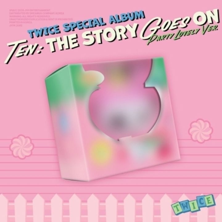 TWICE - 10週年特別專輯 TEN：THE STORY GOES ON 【PARTY LOVELY 版】（數位專輯） 封面