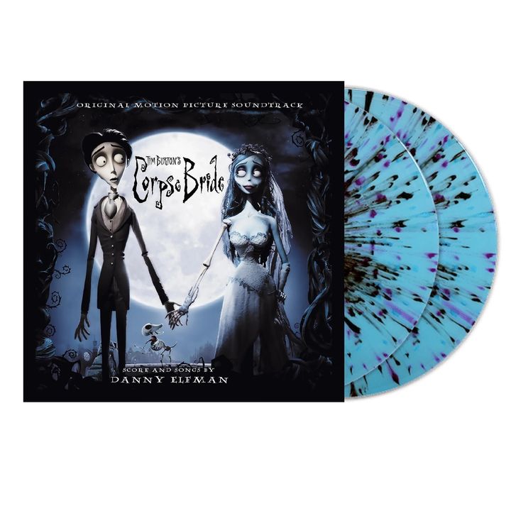 Danny Elfman - 地獄新娘 Corpse Bride 原聲帶 OST 【潑墨彩膠】（黑膠唱片 2LP） 封面