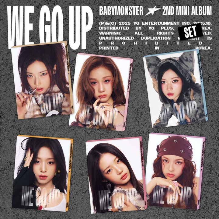 BABYMONSTER - 迷你二輯：We Go Up 【PATTERN 版】（CD） 封面