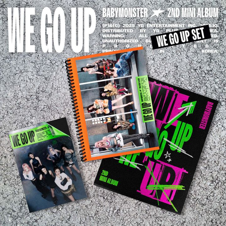 BABYMONSTER - 迷你二輯：We Go Up 【Photobbok｜3個版本】（CD） 封面