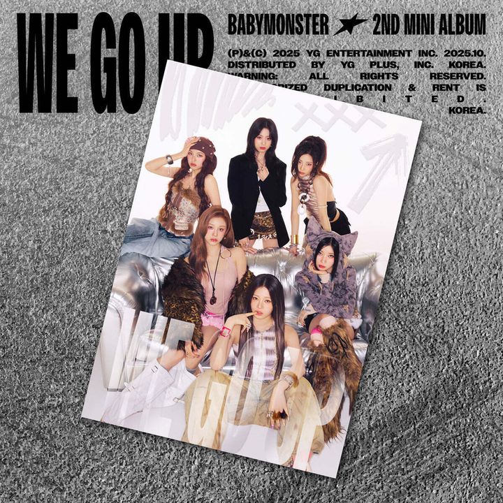 BABYMONSTER - 迷你二輯：We Go Up 【POSTCARD 版】（CD） 封面