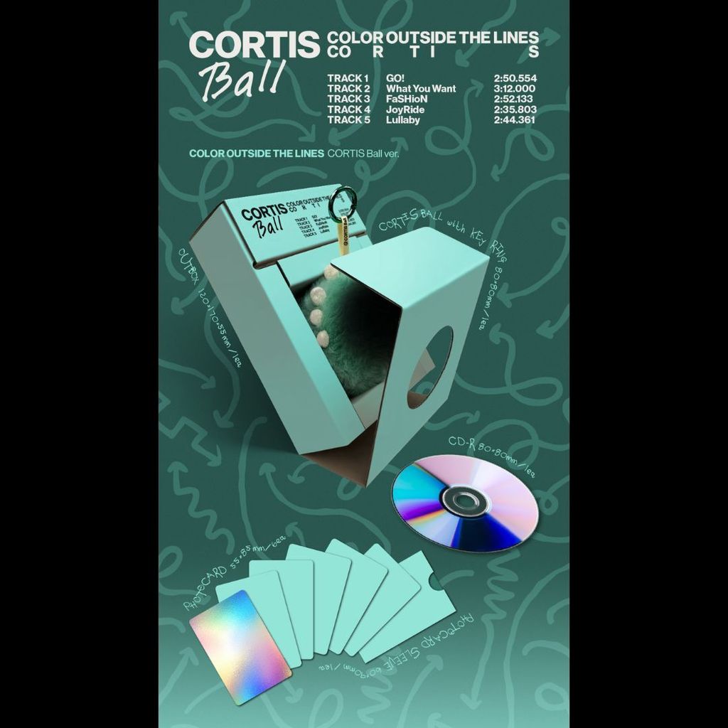 CORTIS -1st EP：Color Outside The Lines【CORTIS BALL 版｜韓國進口