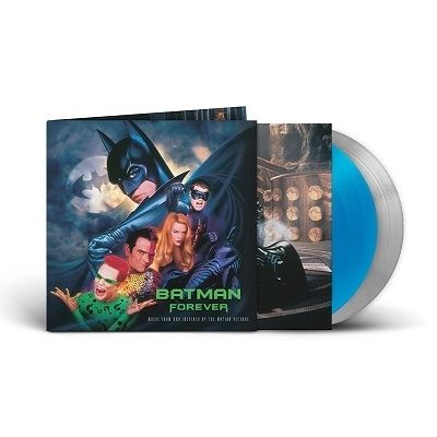 蝙蝠俠3 Batman Forever 【藍銀彩膠｜電影原聲帶】（黑膠唱片 2LP） 封面