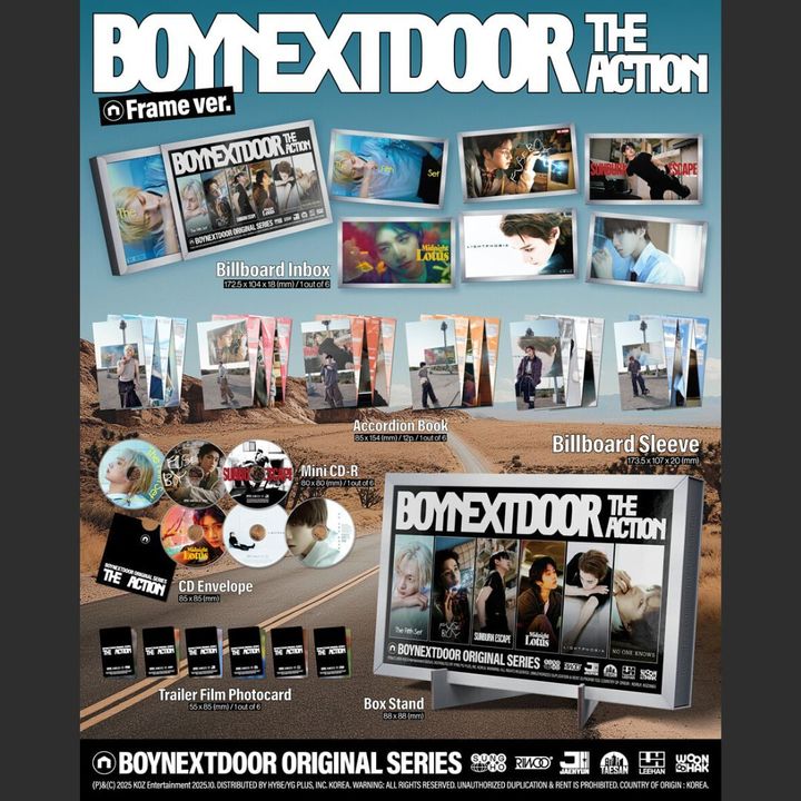BOYNEXTDOOR - 迷你五輯：THE ACTION 【FRAME 版】（CD） 內頁 1