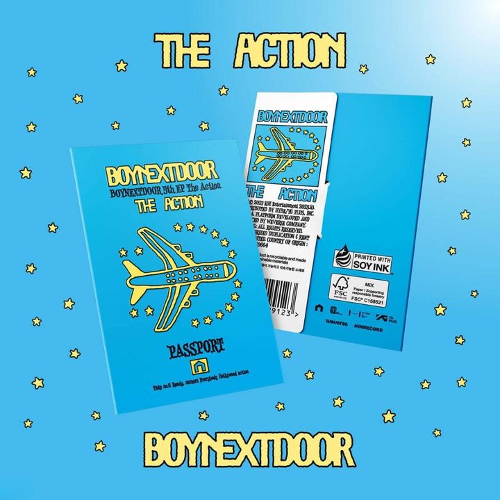 BOYNEXTDOOR - 迷你五輯：THE ACTION 【WEVERSE 版】（數位專輯） 封面