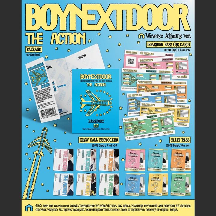 BOYNEXTDOOR - 迷你五輯：THE ACTION 【WEVERSE 版】（數位專輯） 內頁 1