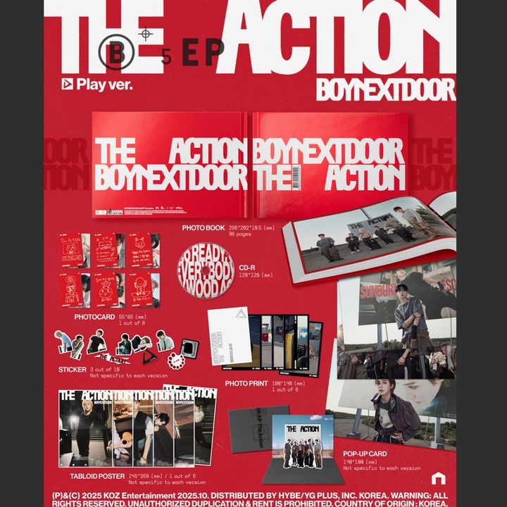 BOYNEXTDOOR - 迷你五輯：THE ACTION 【Photobook 版｜3個版本】（CD） 內頁 1