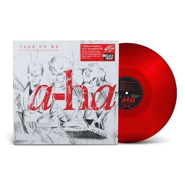 A-Ha - Take on Me 【黑五 RSD 獨家｜紅色彩膠】（黑膠唱片 LP） 封面